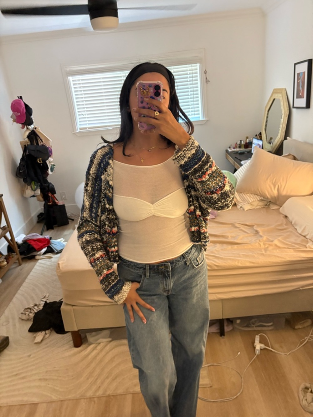 Free people Knit Cropped Cardigan- Women